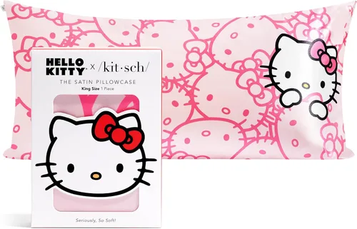 Vista 9 de Lisa Frank x Kitsch - Funda de almohada de satén con cremallera para cabello y piel, más suave que las fundas de almohada de seda, funda de almohada