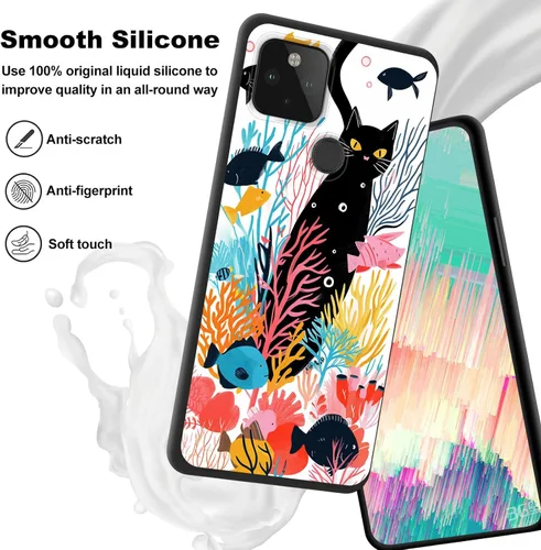 Vista 285 de Funda delgada para Google Pixel 4 XL, funda delgada de silicona de TPU suave a prueba de golpes para Google Pixel 4 XL, astronauta Galaxy
