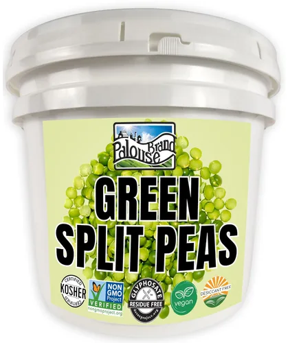 Vista 15 de Palouse Brand Guisantes verdes certificados sin residuos de glifosato 1 libra Sin OMG Kosher