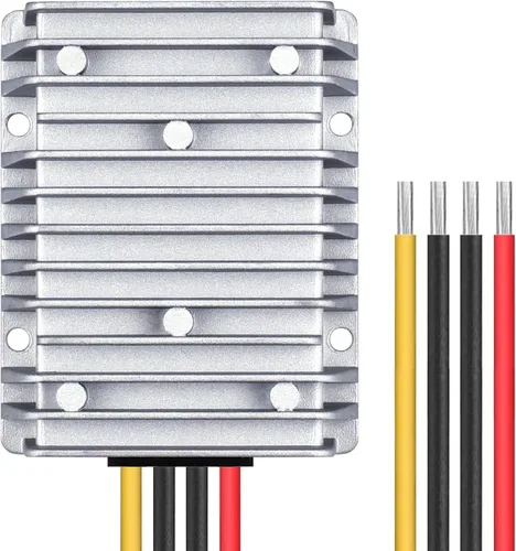 Vista 3 de DC 12V 24V Paso abajo a 5V 40A 200W Convertidor Regulador de Voltaje, Impermeable DC/DC Buck Transformador Fuente de alimentación