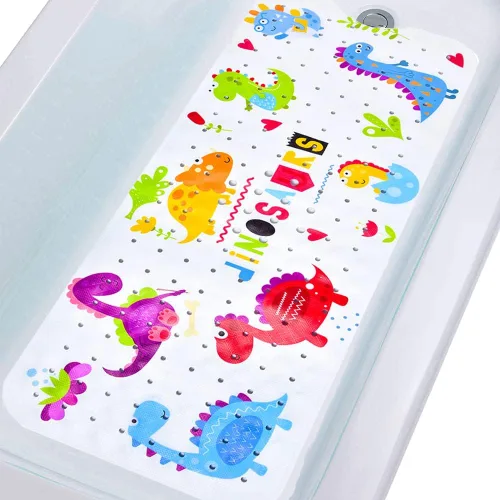 Vista 9 de Alfombra de Bañera Antideslizante Tapete de Ducha para Niños Adultos y Ancianos 40X16 Pulgadas Extra Largo Tapetes de Baño Antideslizantes