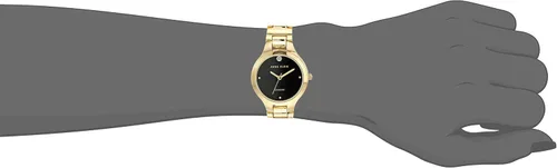 Vista 2 de Anne Klein Reloj de pulsera con esfera de diamante genuino para mujer
