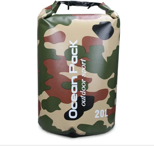 Vista 19 de Dry Sack - Mochila deportiva flotante impermeable para cuarentena de 2L/3L/5L/10L/15L/20L/30L para canotaje, kayak, senderismo, snowboard, camping