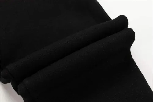 Vista 6 de UNACOO Pantalones casuales suaves y cálidos con forro polar Sherpa para niños y niñas (de 3 a 12 años)