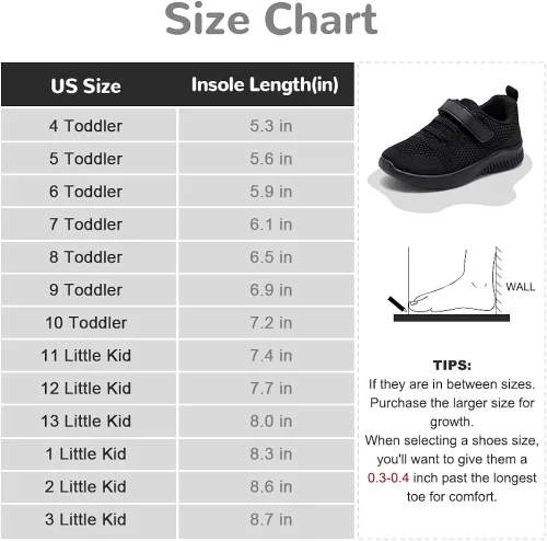 Vista 7 de nerteo Zapatos deportivos para correr y caminar para niños pequeños