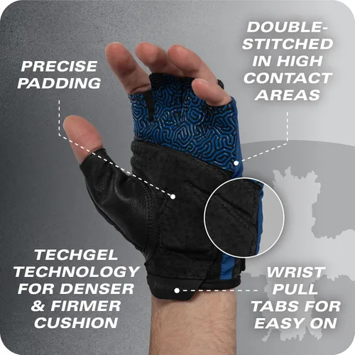 Vista 9 de Guantes Harbinger de Agarre de Entrenamiento 3.0