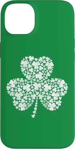 Vista 15 de Funda verde vintage con trébol relleno de trébol para iPhone 16