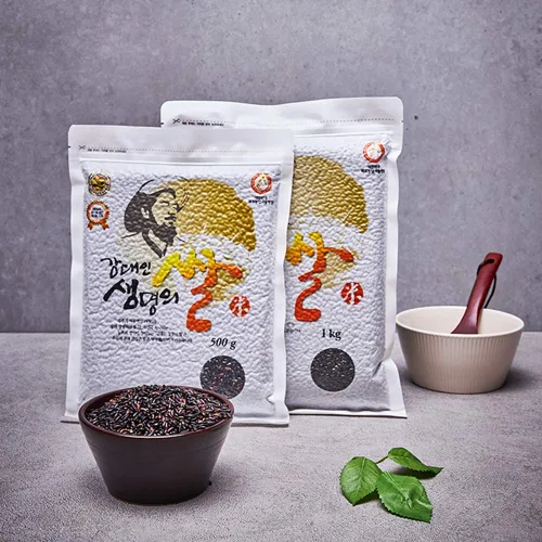 Vista 6 de Arroz negro premium [alimentos coreanos] Granos veganos saludables, sin OMG, sin pesticidas [JRND Food]