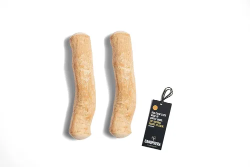 Vista 7 de Canophera Palillo masticable para perros hecho de madera de árbol de café, pequeño, paquete de 2