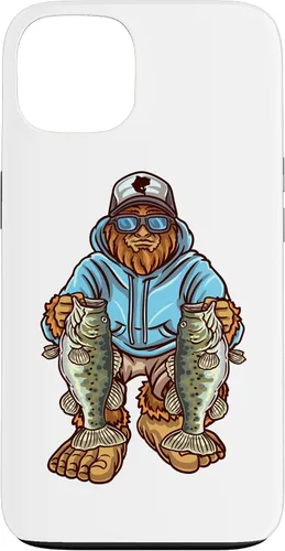 Vista 7 de Funda para iPhone 17, diseño de pescador de pie grande
