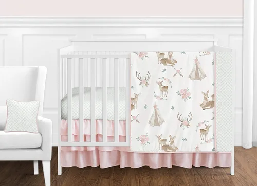 Vista 8 de Sweet Jojo Designs Juego de ropa de cama para cuna de bebé de 11 piezas (parche deportivo de béisbol) para niños, bebés/guardería, incluye manta