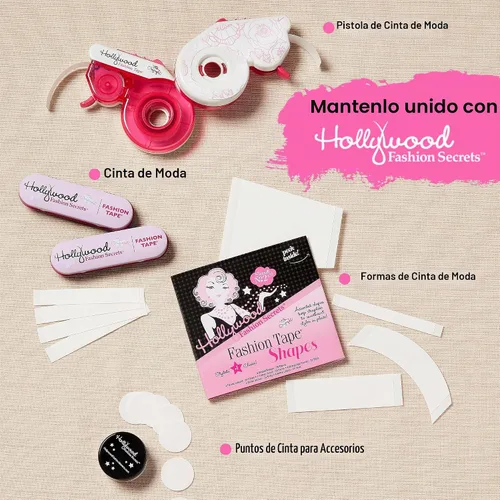 Vista 6 de Hollywood Fashion Secrets - Cinta suave de doble cara, 36 tiras