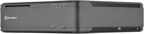 Vista 6 de SilverStone Technology Fortress Z Aluminio Unibody Mini-ITX/DTX - Carcasa para computadora SFX con elevador PCI-E y ventiladores personalizados