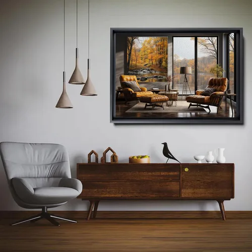 Vista 5 de Summer Afternoon by Asher Durand Nature Landscape Framed print print Print on Canvas