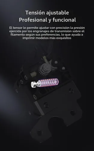 Vista 4 de Creality Ender-3 V3 KE Kit de extrusora de accionamiento directo, diseño de alimentación de doble engranaje para Ender-3 V3 SE/Ender-3 V3 KE/Ender-3