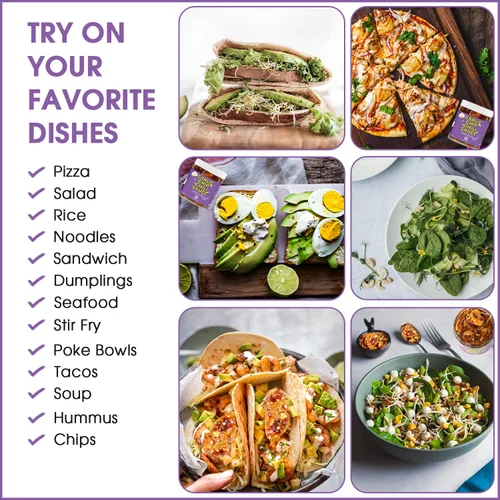 Vista 7 de SAUCE UP Salsa de chile con chispas de ajo Sabor Chipotle Totalmente natural, Keto, sin gluten, sin MSG Ajo frito, chiles mexicanos