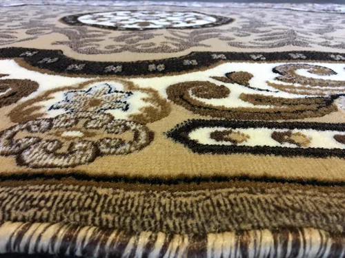 Vista 6 de Alfombra tradicional persa Kingdom Berber Beige Design D123 (8 pies X 10 pies)
