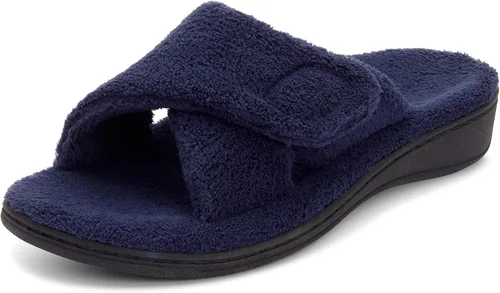 Vista 11 de Vionic Sandalias de descanso Tropez para mujer con hebilla ajustable y soporte de arco ortopédico oculto Negro Premium