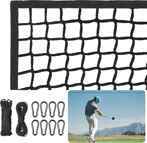 Vista 8 de Heavy Duty Golf Practice Net, High-Impact Golf Hitting Net for Indoor/Outdoor Use