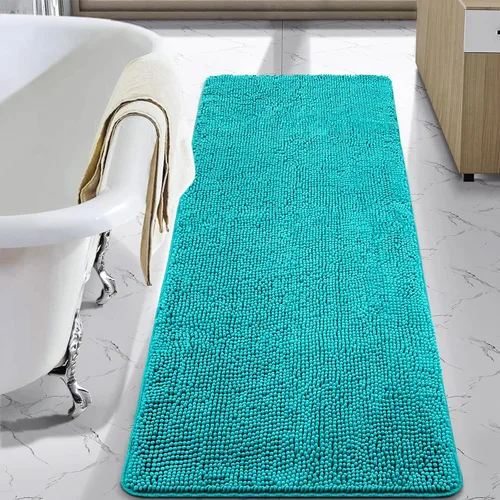 Vista 76 de LOCHAS - Alfombra de baño de lujo lanuda de 24 x 17 pulgadas, color beige