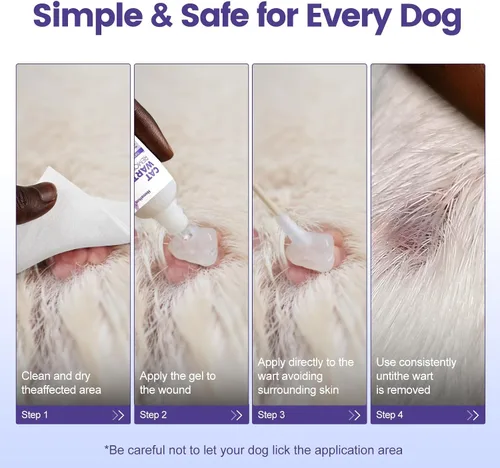 Vista 5 de Removedor de verrugas para gatos y perros, fórmula natural para apoyar el acné felino, marcas de piel, papiloma de perro y eliminación de verrugas