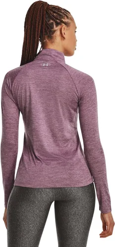 Vista 2 de Under Armour - Sudadera Tech de manga larga con cierre de media cremallera y efecto difuminado