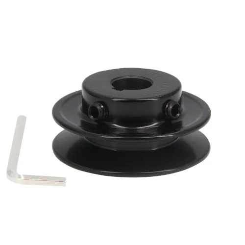 Vista 16 de AK20-1/2 "perforadas poleas de banda de ranura única 2.0 "OD 1/2" Bore V-Belt polea polea de correa de hierro fundido para correa en V