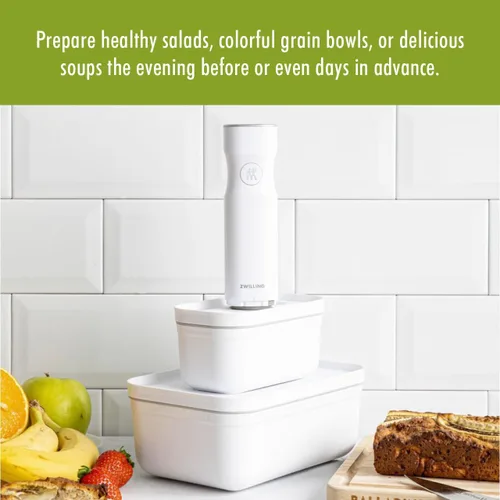 Vista 8 de ZWILLING Fresh & Save - Lonchera de plástico, recipiente hermético para almacenamiento de alimentos, contenedor de preparación de comidas, sin BPA