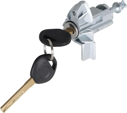 Vista 2 de labwork Cilindro de cerradura de puerta delantera izquierda para BMW X5 2000-2006, 2 llaves de repuesto 51217035421