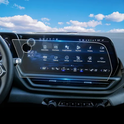 Vista 14 de Protector de pantalla táctil para GMC Acadia de vidrio templado brillante 2024, 2025, 2026, 15 pulgadas, accesorios Acadia (Elevation/AT4/Denali)