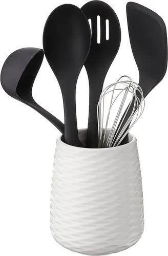 Vista 8 de KitchenAid KQ562BXAQA - Juego de herramientas y artilugios con Crock, 6 piezas, aguamarina
