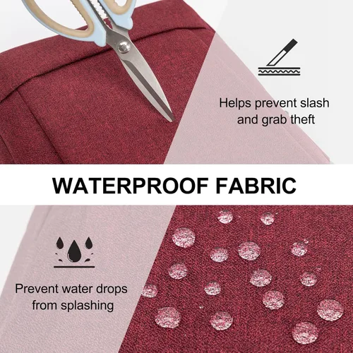 Vista 4 de ecosmile Bolso bandolera bandolera bandolera para hombres y mujeres, bolsas de viaje para trabajo