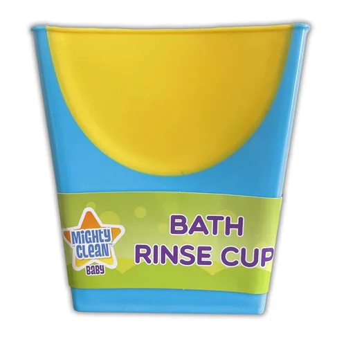Vista 2 de Mighty Clean Baby Taza de enjuague de champú Cubo de enjuague de baño para bebés para lavar el cabello y lavar el champú protegiendo los ojos