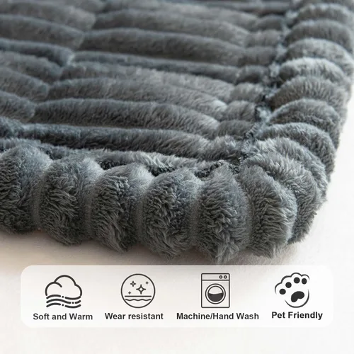 Vista 4 de Funda para Sofá para Perros Lavable, Fundas Antideslizantes para Sofá para Mascotas de 3 Cojines, Forro Seccional Protector de Muebles