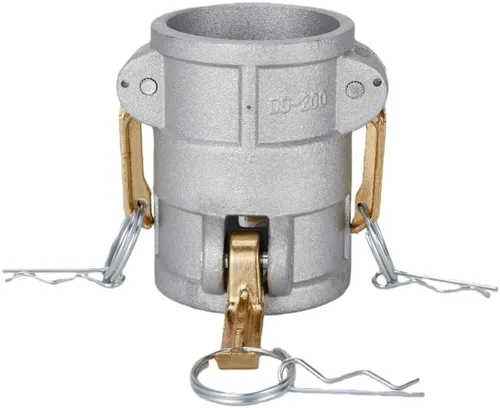 Vista 2 de Tipo acoplador de aluminio del carrete de la colocación de Camlock, 2" Camlock hembra x 2" Camlock hembra