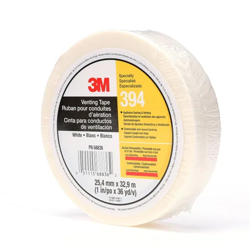 Vista 2 de 3M 394 cinta de ventilación color blanco, Blanco, 1