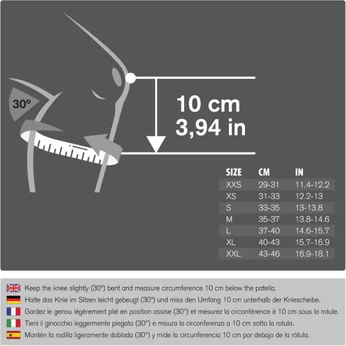 Vista 5 de Rehband Rodillera de 0.197 in para entrenamiento cruzado y entrenamiento pesado, rodillera de neopreno de compresión, siéntete más fuerte y más