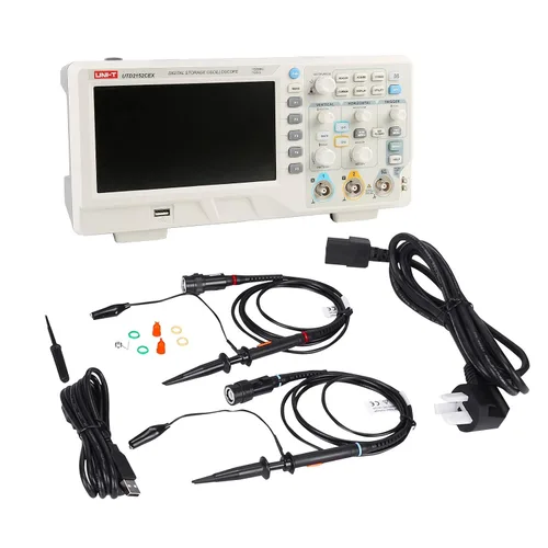 Vista 7 de UNI-T UTG932 + UTD2152CEX, kit de generador de funciones y osciloscopio