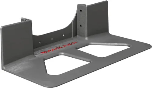 Vista 4 de Magliner HMK15AUAC - Camión de mano de aluminio, mango de bucle vertical, placa de nariz de aluminio fundido a presión de 18 x 7-1/2 pulgadas Varios