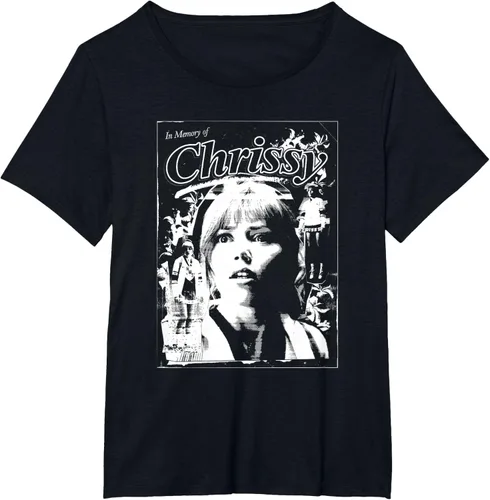 Vista 4 de Stranger Things Camiseta Hellfire Club Chrissy In Memory of, Negro