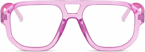 Vista 15 de livho Retro Aviator Blue Light Blocking Glasses for Women Men with Soft Case, Trendy Rectangle Computer Eyeglasses