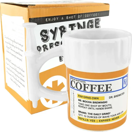 Vista 4 de Fairly Odd Novelties Prescription Gun - Taza de café, 12 onzas