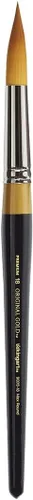 Vista 12 de KINGART Premium Original Gold 9020-0 Ultra Round Series - Cepillo para artista, pelo sintético Taklon dorado, mango corto, para acrílico, acuarela