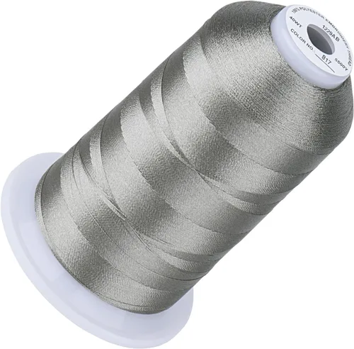 Vista 72 de Simthread 5500 yardas de hilo de bordar, 5000M de alto rendimiento 40WT 100% hilo de poliéster – 170+ colores vívidos, clasificado de alta velocidad