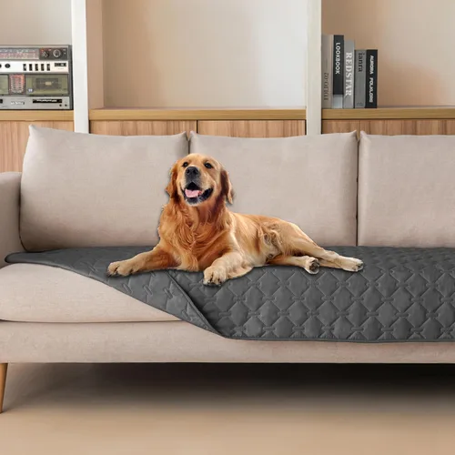 Vista 66 de gogobunny Manta para mascotas 3 veces más resistente, impermeable y a prueba de arañazos; protector de muebles reversible para perros y gatos, funda