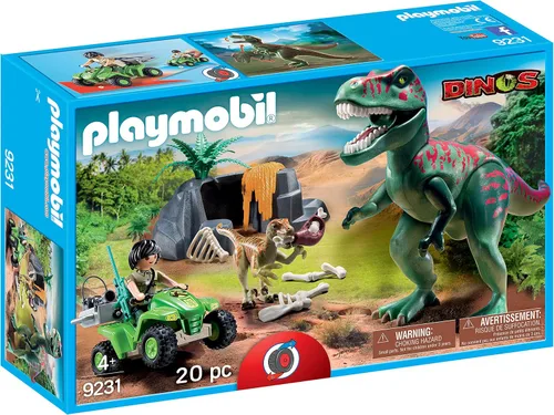 Vista 5 de Playmobil Explorer Quad con T-Rex