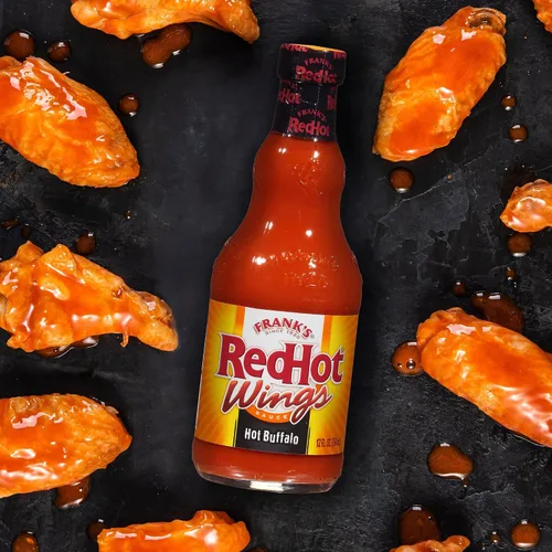 Vista 11 de Frank's RedHot Salsa picante para alitas de búfalo, 12 fl oz