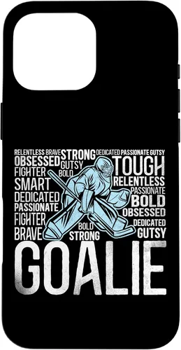 Vista 19 de Funda de portero vintage de portero de hockey sobre hielo para iPhone 17