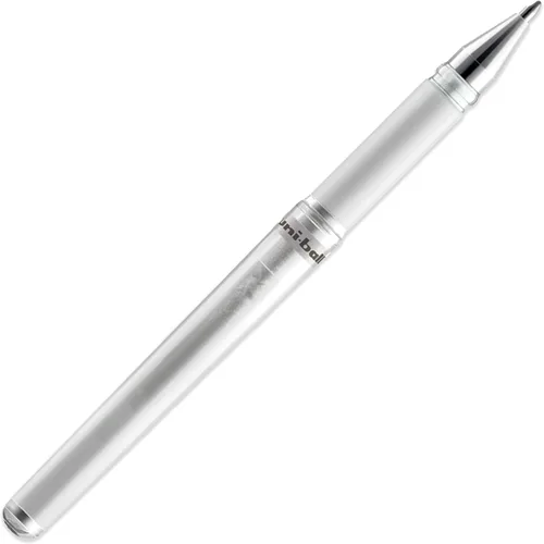 Vista 3 de Bolígrafos de gel Uni-Ball Signo de punta ancha, bolígrafo de impacto de tinta blanca, 3 bolígrafos por pack (importado de Japón)