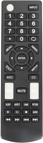 Vista 4 de Control remoto de repuesto aplicable para Insignia TV NS-32D220NA20 NS-43D420NA20 NS-55D420NA20 NS-39D310NA19 NS-19D310NA19 NS-24D310NA19